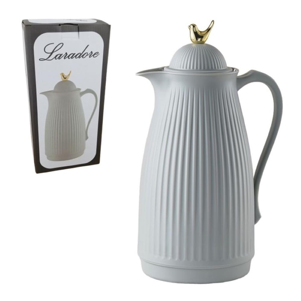 小物 RURUR Laradore, Garrafa Térmica de Café Laradore Bird - Cinza e Dourada